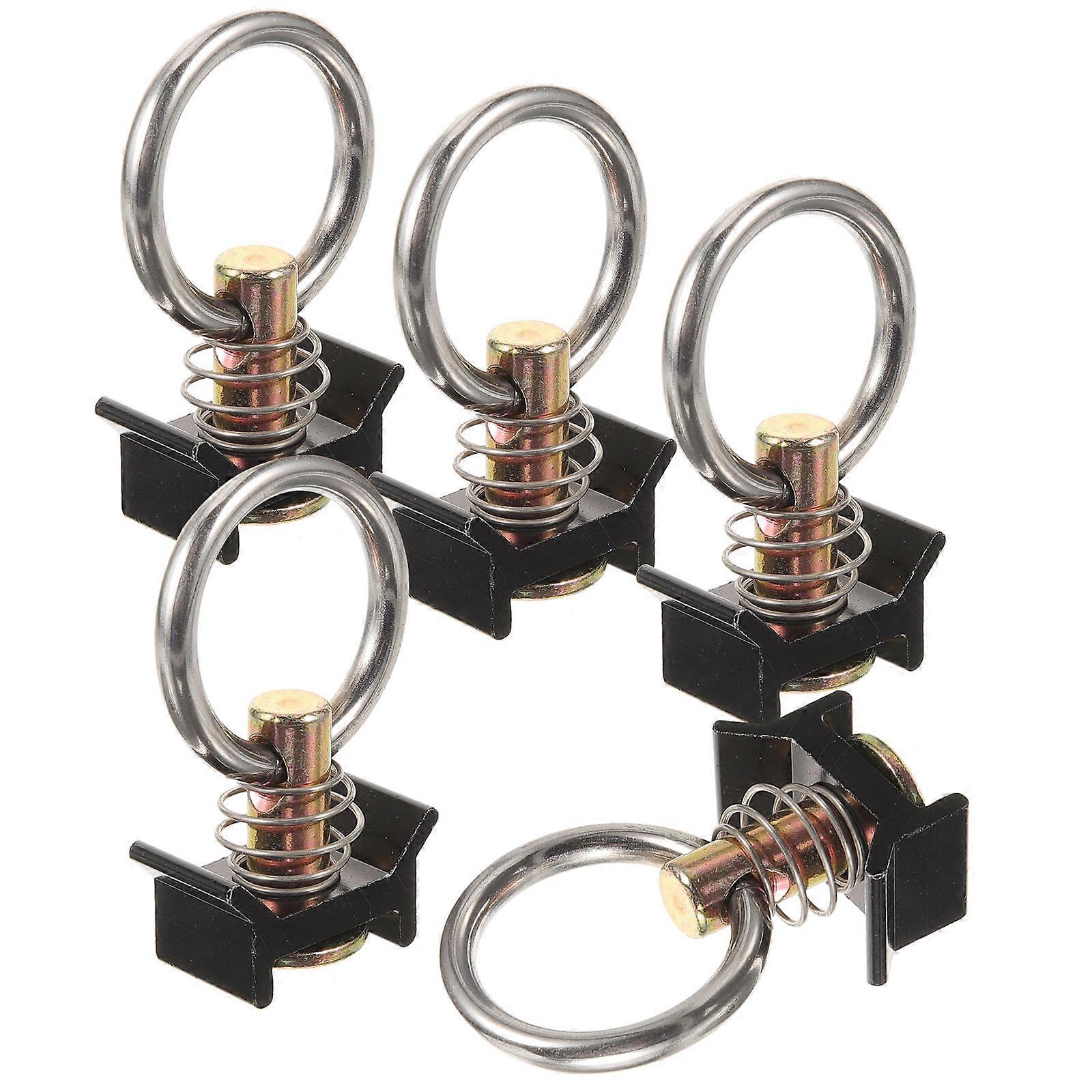 Single Fitting with Ring Steel O-Ring for Cold Chain Vehicles Spring-Loaded Plunger Mechanism 5Pcs