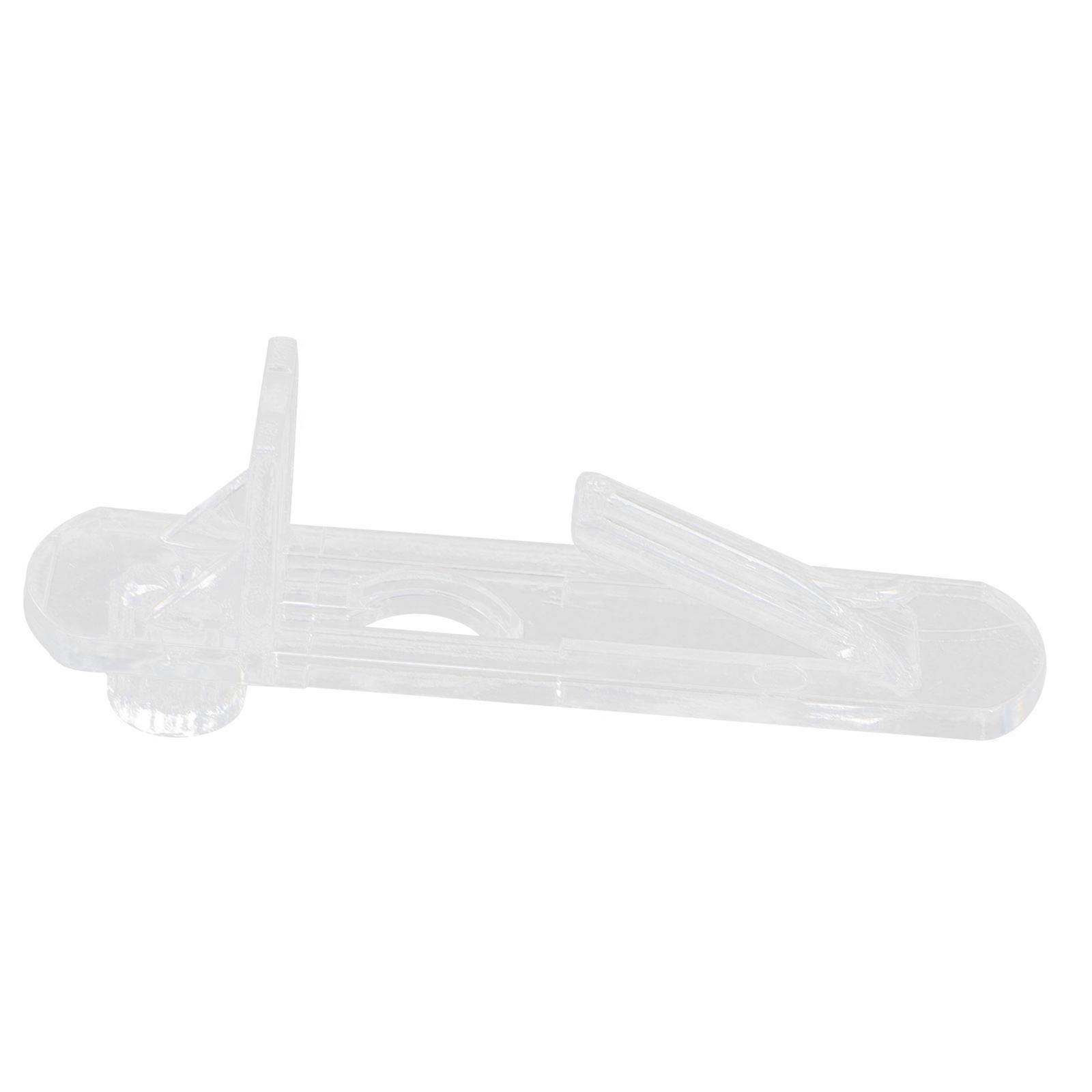 Transparent Shelf Pegs Self Locking Use with 60Pcs Plastic Shelf Clips