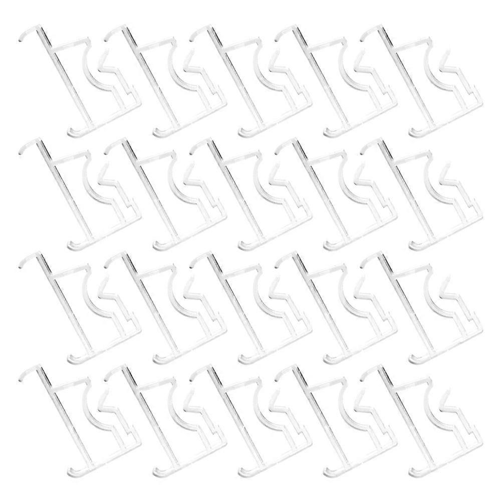 Clear Plastic Valance Clips for Blinds Providing Secure Hold 40Pcs
