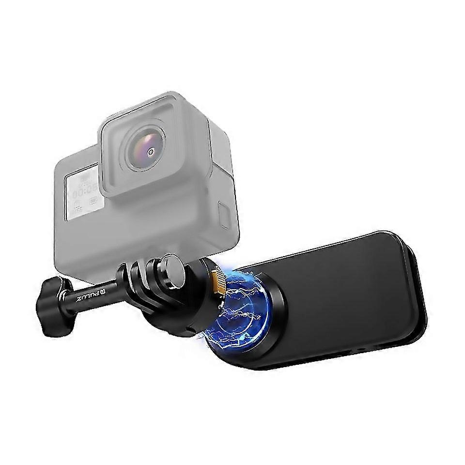 For Puluz Magnetic Quick Release Backpack Strap Clip Black