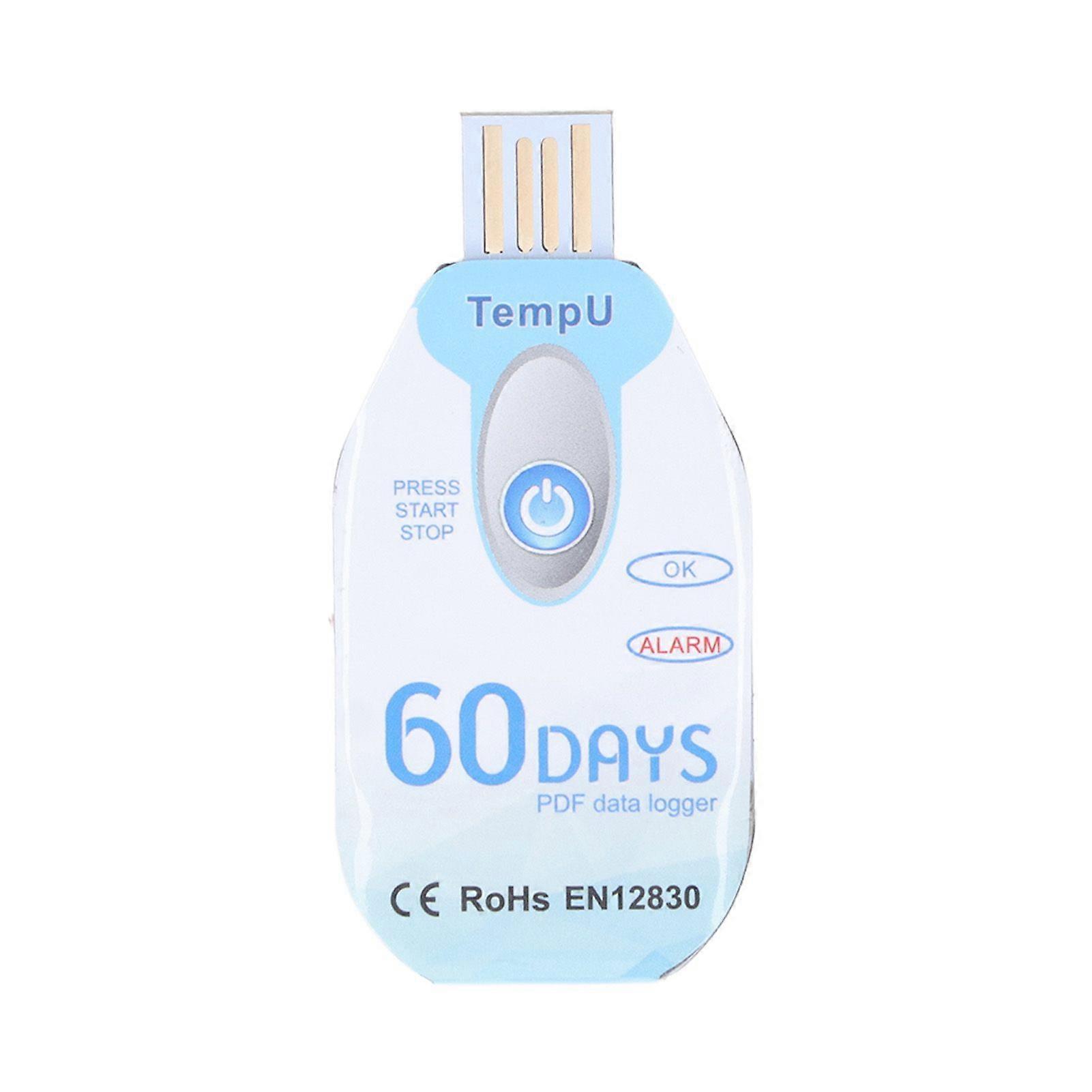 Food Temperature Recorder Portable Temperature Data Logger PDF Report USB Powered Data Logger