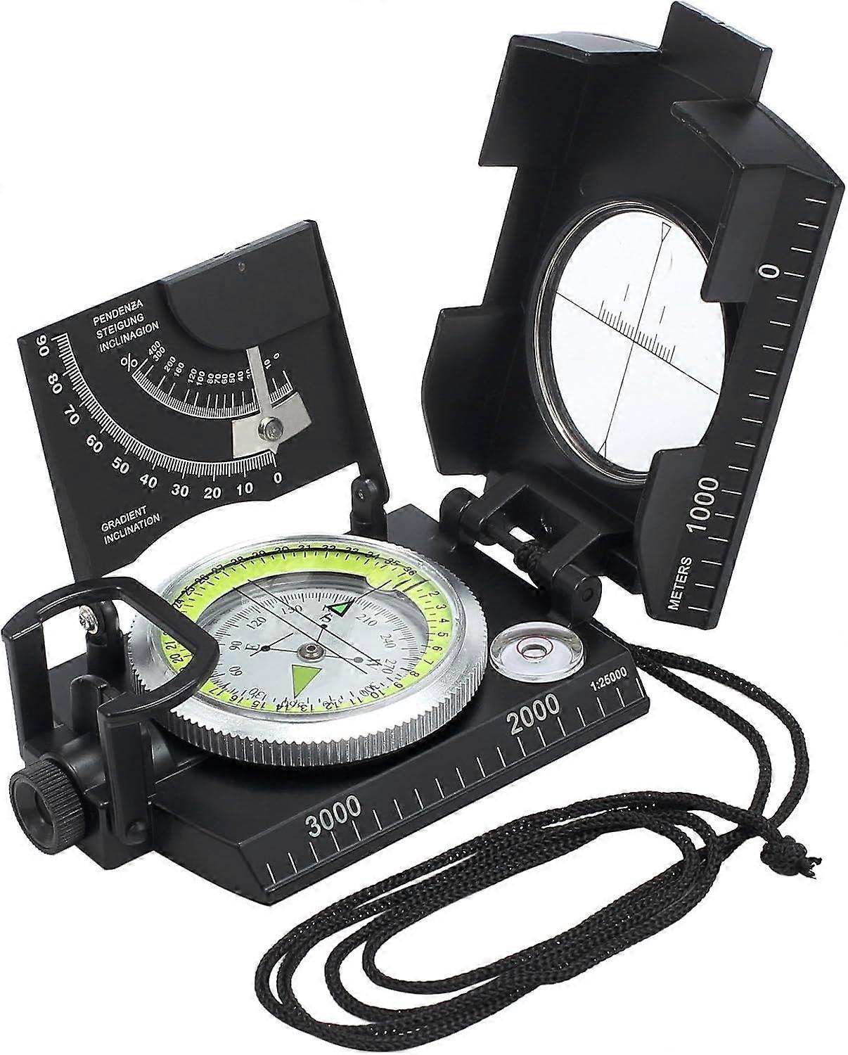 Professional Hiking Compass with Clinometer Sighting Compass Navigation Compass