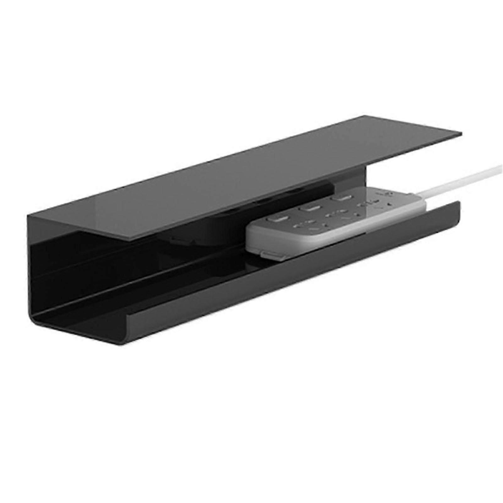 Under Desk Cable Management Tray to Reduce Clutter, Durable and Punch-Free for Power Strip Organisation