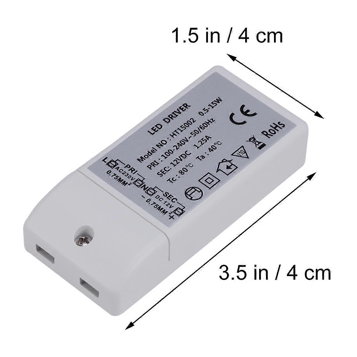 Dc 12V LED Driver 15W LED Lighting Driver for G4 Mr16 Lamp