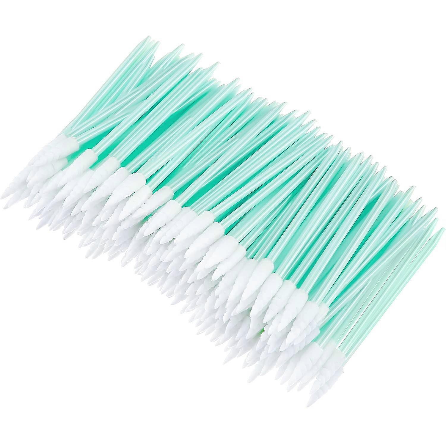 Fymlhomi 200Pcs Foam Cleaning Swabs, Spiral Tip Sponge Sticks for Inkjet Printer, Print Head, Camera & Optical Lens (Compatible with)