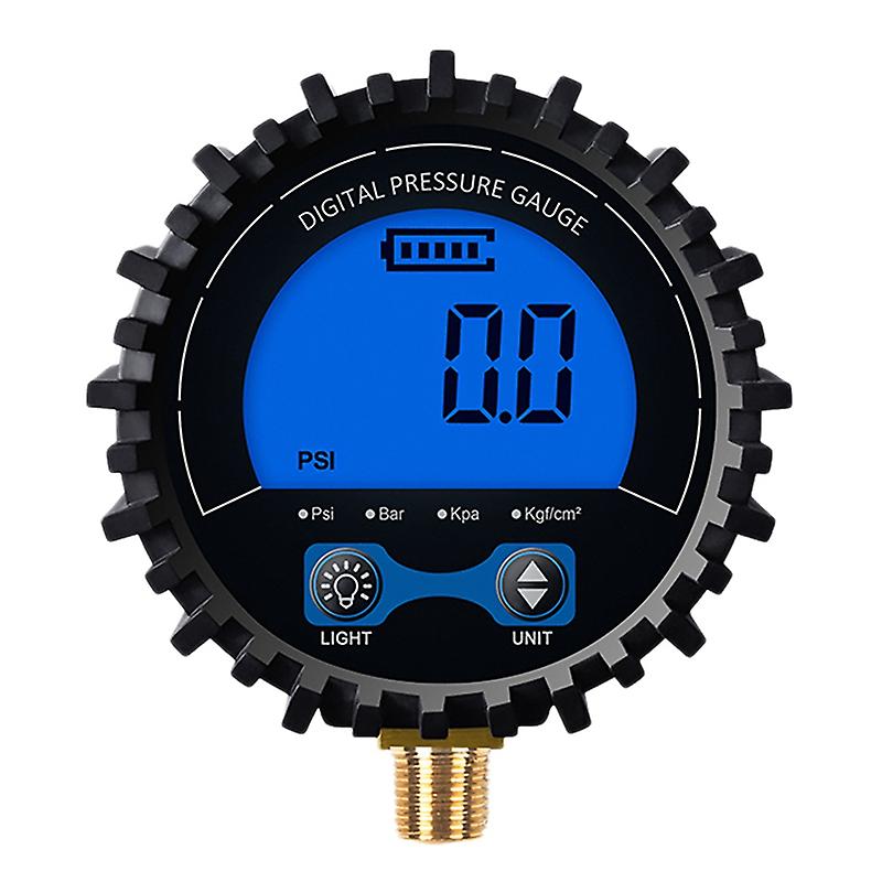Tire Pressure Gauge Digital Tire Tester Display Pressure Manometer Quick Coupler Thread 1/8