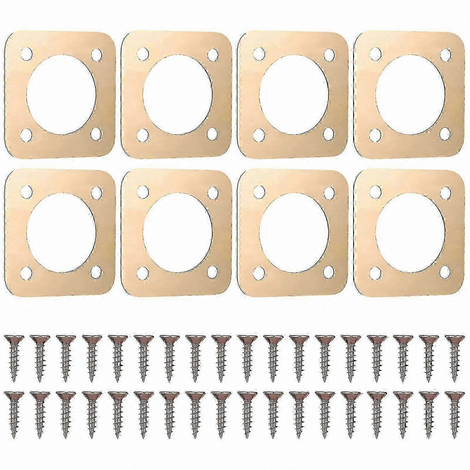 8 Pieces Bluebird Nesting Box Hole Protectors, Copper Coated Predator Guards for Birdhouse Safety