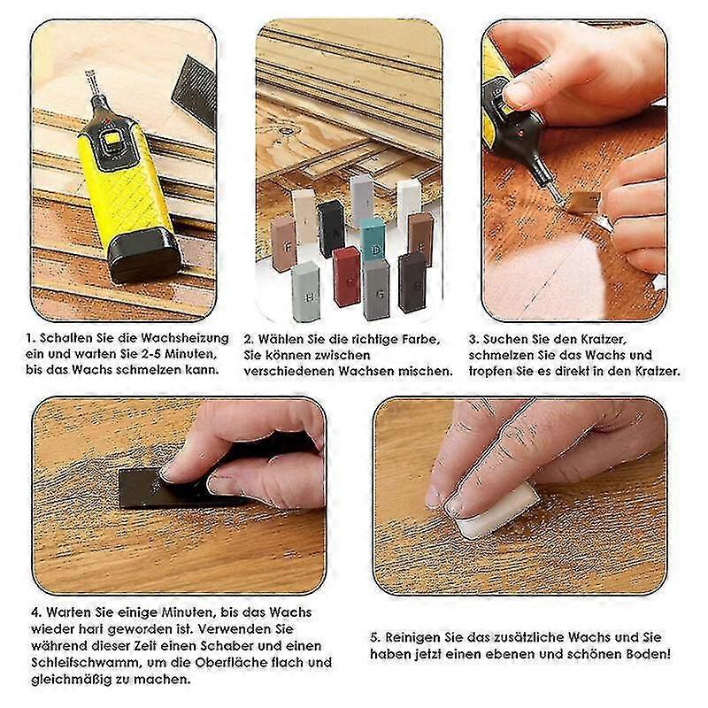 Csempejavító készlet 11.fks Javítókészlet csempékhez, csempékhez és kőagyag csempejavító készlet - Színes