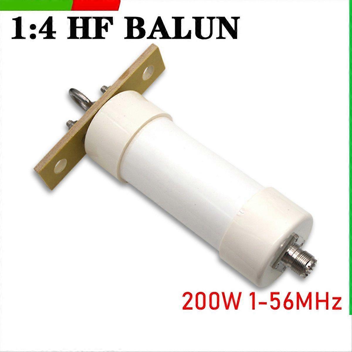 1:4 Balun 200W 1-56MHz Ratio Balun for HAM Radio 4:1 Balun