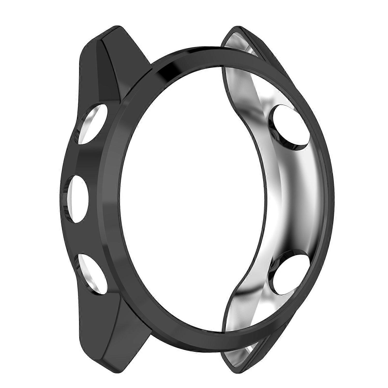 TPU Protective Case for Garmin Forerunner 745 Watch Cover Protector Frame for Garmin Forerunner745 Shell Black