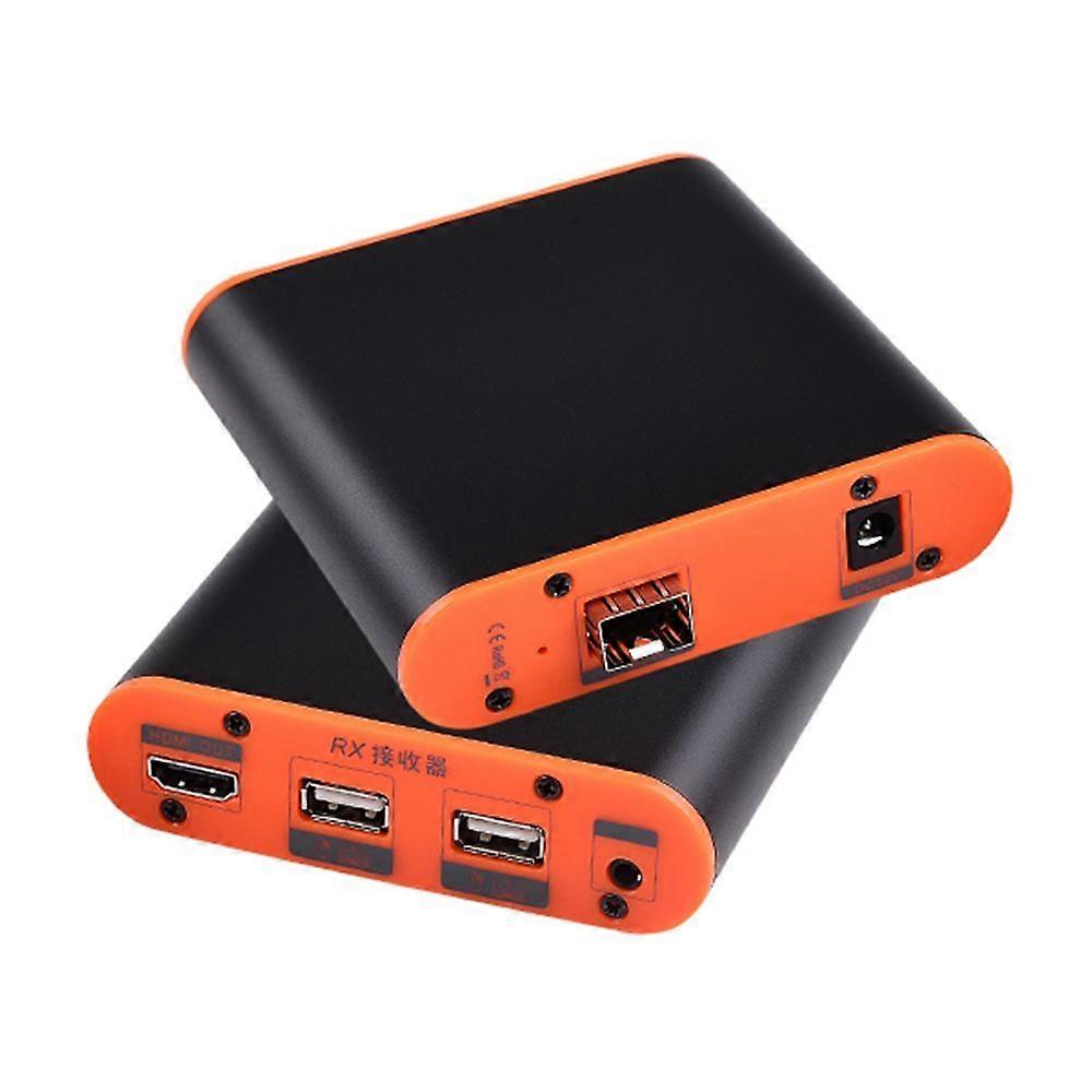 HDMI Fiber Optic Extender, Distance: 20KM (EU Plug)