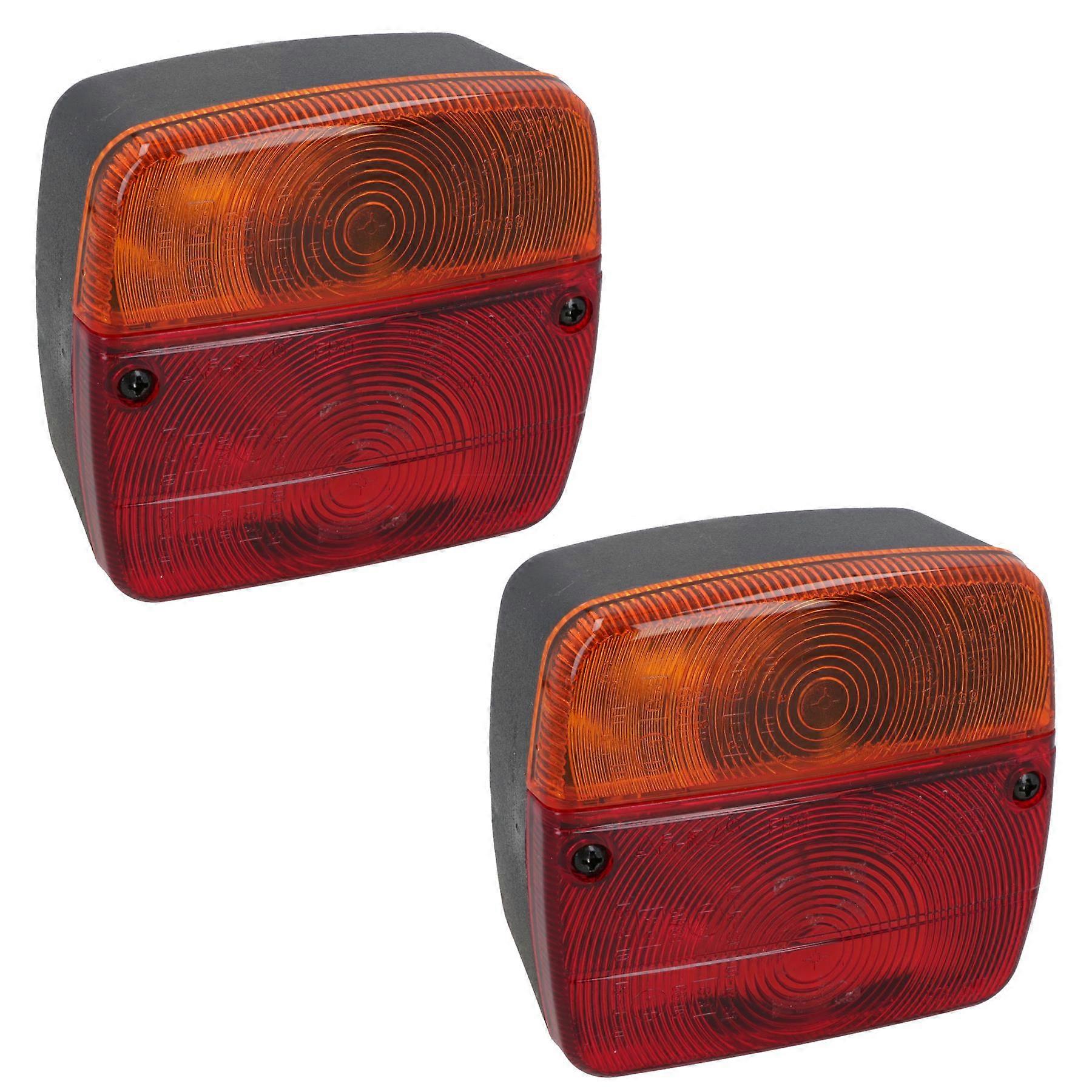 Pair Erde & Daxara Trailer Replacement Light Lamp Models 120 121 & 122 Easy Fit