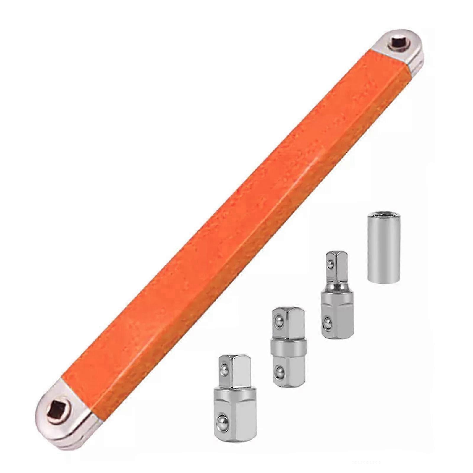 2025 Offset Extension Wrench Set Ratchet Spanner Wrench with Extender Adapter