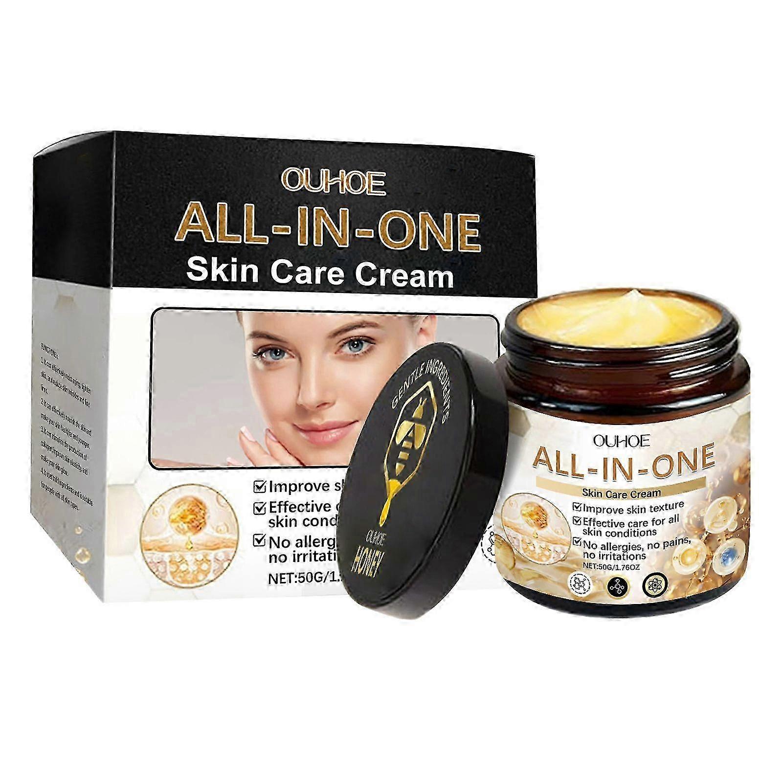 Effective All-in-1 Skin Treatment Cream, Advanced Bee Venom for Fine Lines & Wrinkle Correction, Anti-Aging Moisturizer