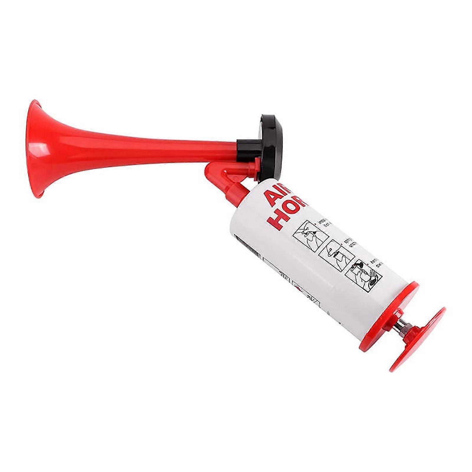 Handheld Air Horn, Aluminum+ABS Portable Handheld Air Pump Horn, Loud Noise Maker Horn for Sporting Events
