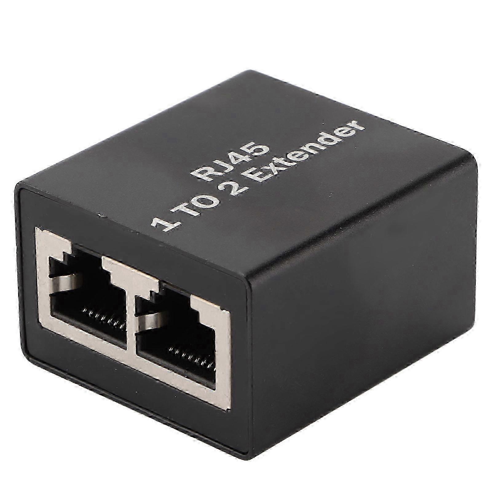 Ethernet Splitter RJ45 Network Connector Adapter Ethernet Socket Extender Splitter