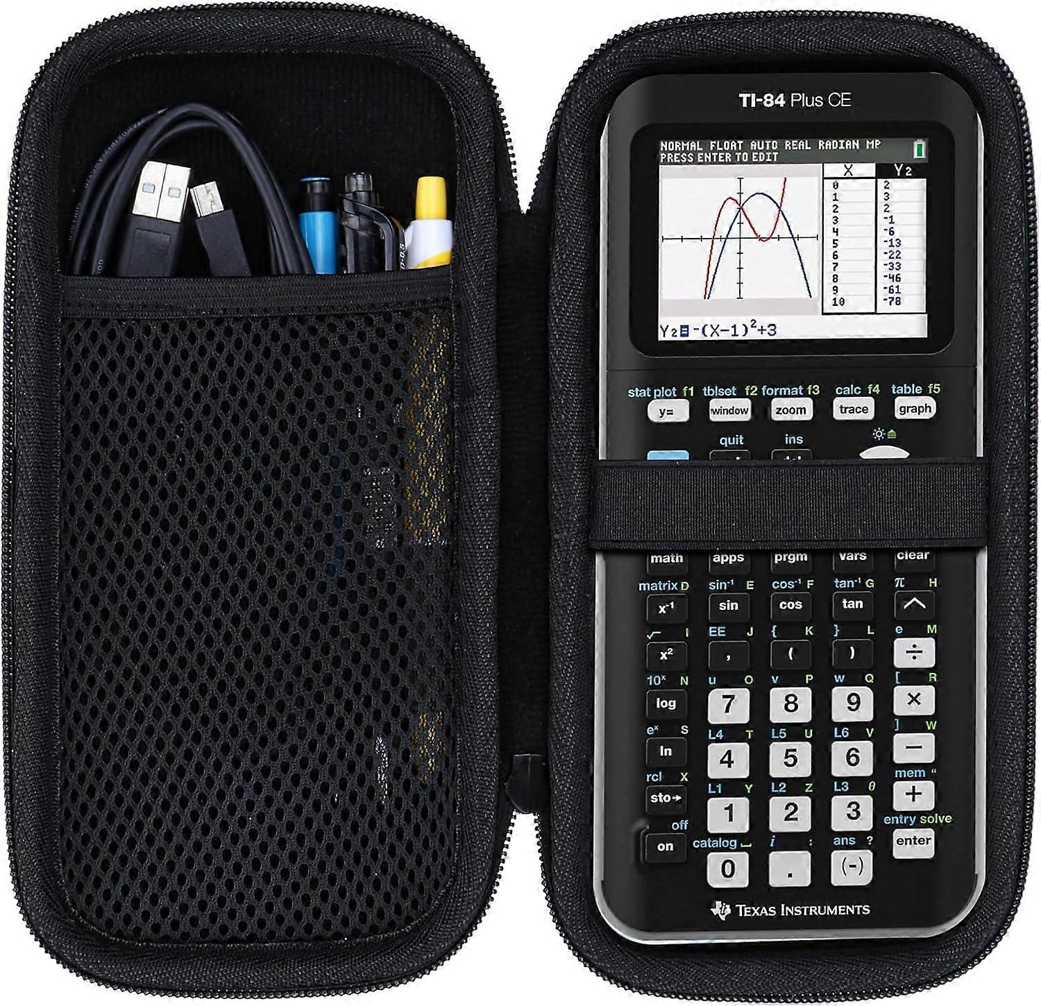 Hard Case Compatible with Texas Instruments TI-84 Plus CE, TI-84 Plus, TI-Nspire CX II CAS, TI-Nspire CX II, TI-83 Plus, TI-89 Titanium, TI-85, TI-86