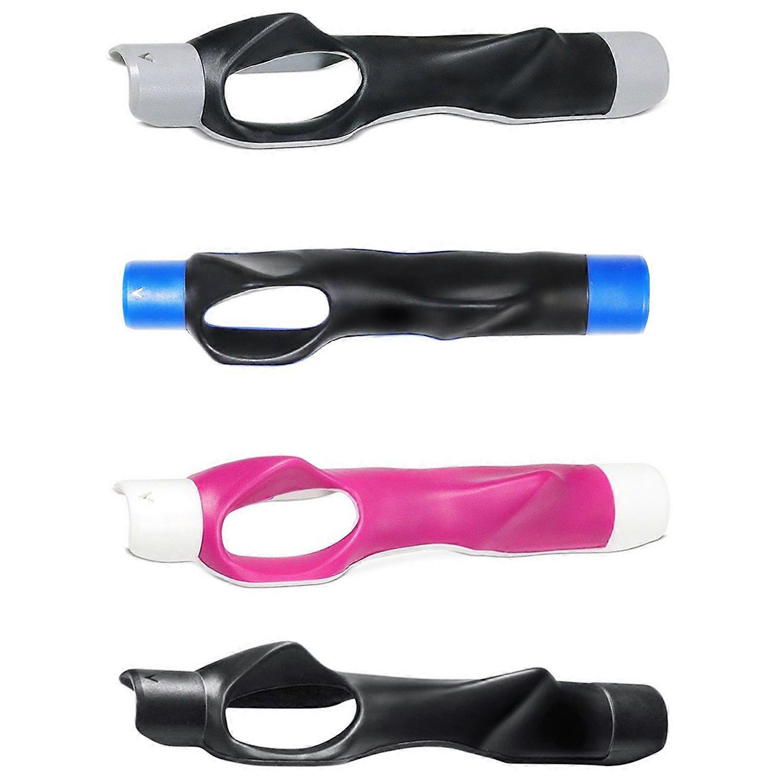 4pack Ergonomic Golf Grip Corrector Quickly Install Golf Golf Putting Aid Corrector for Precise Hand Alignment Multicolor