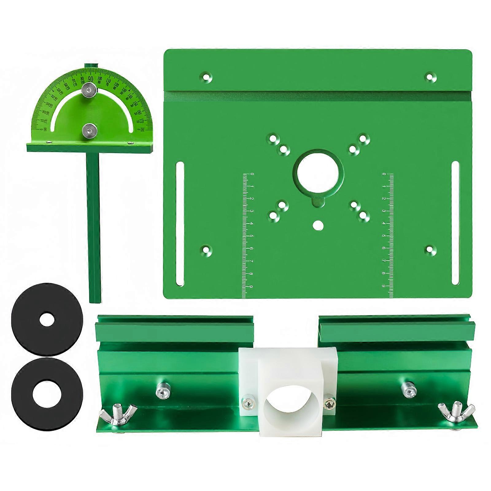 Adjustable Aluminum Alloy Router Table Plate Suitable For Woodworking Project Ensures High Stability And Precise Carving Multicolor