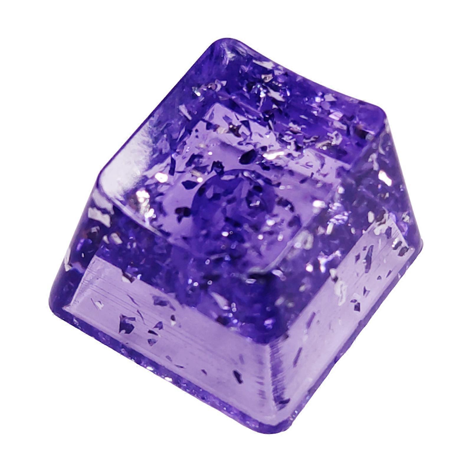 Gaming Keycaps Transparent Sequins Resins Keycap OEM Profile R4s Keycap for Mechanical Keyboards Multicolor