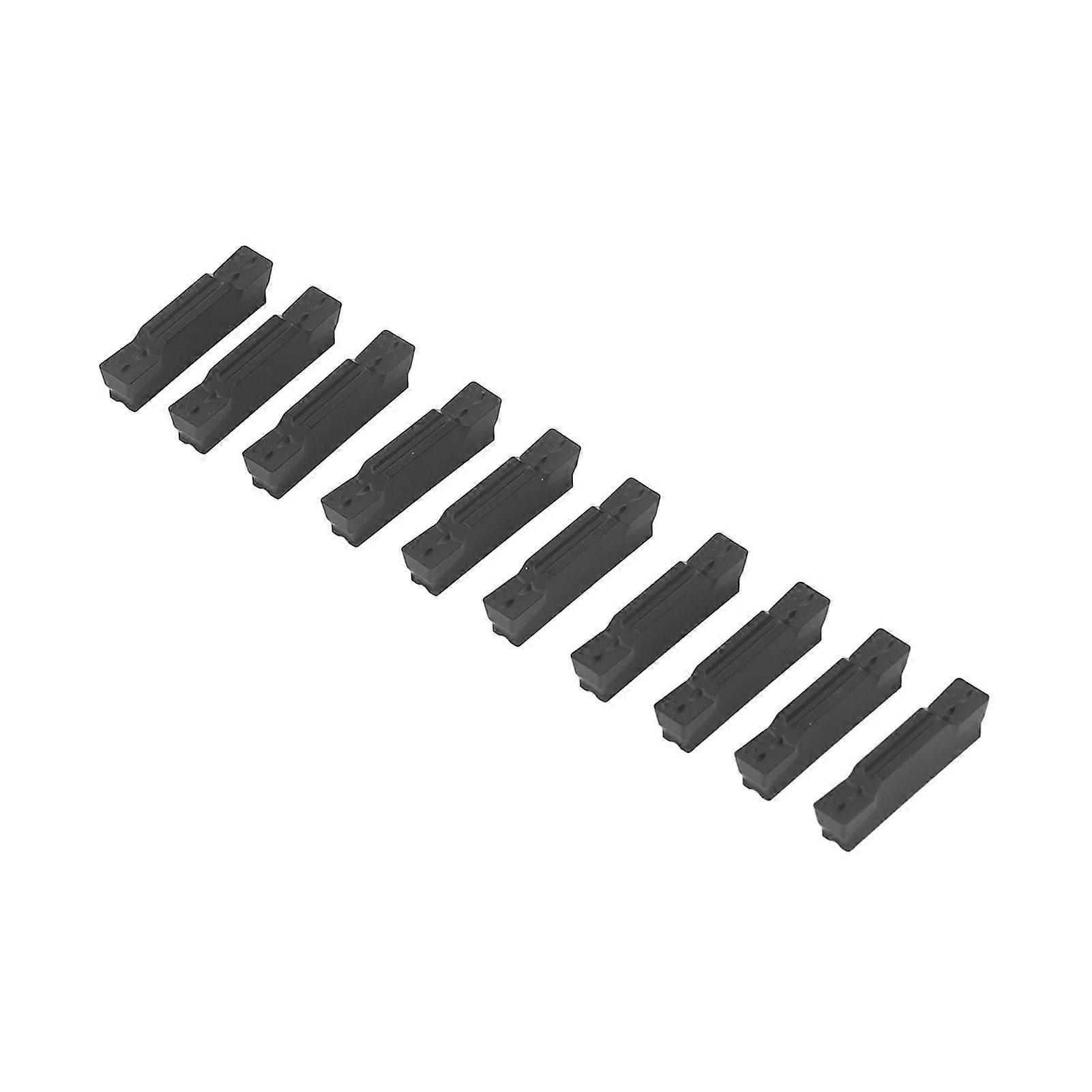 10Pcs Carbide Insert Cutter PVD Coating CNC Cutting Milling Accessory Set Kit for Metal