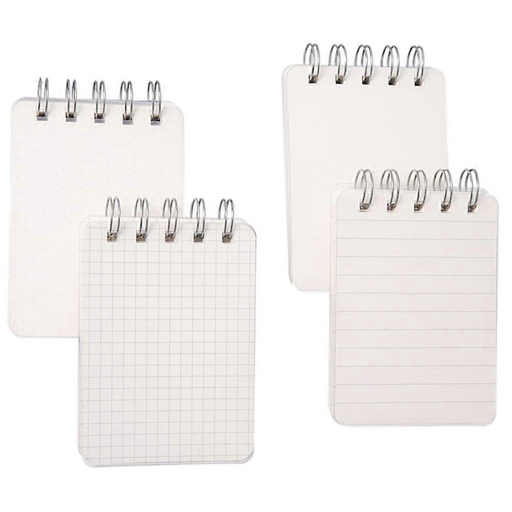 Coil Index Card Small Spiral Notebook Notebooks Student Supplies Cards with Ring Office 4 Pcs