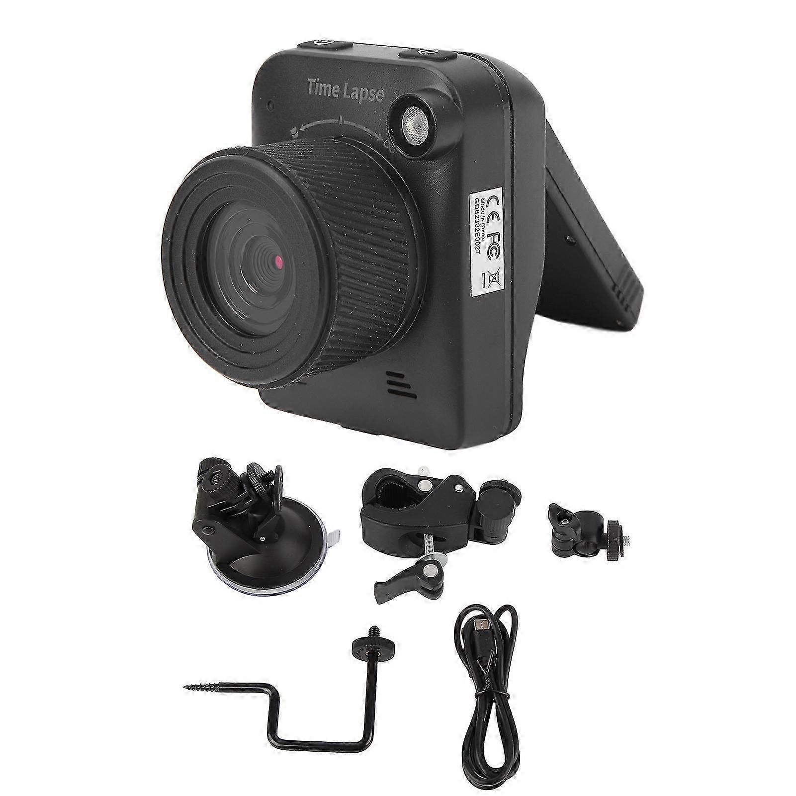 4K 32MP Outdoor Time Lapse Camera with Full Color Timelapse, 2.0in LCD Screen, Macro Shooting, IP66 Waterproof for Construction and Surveillance