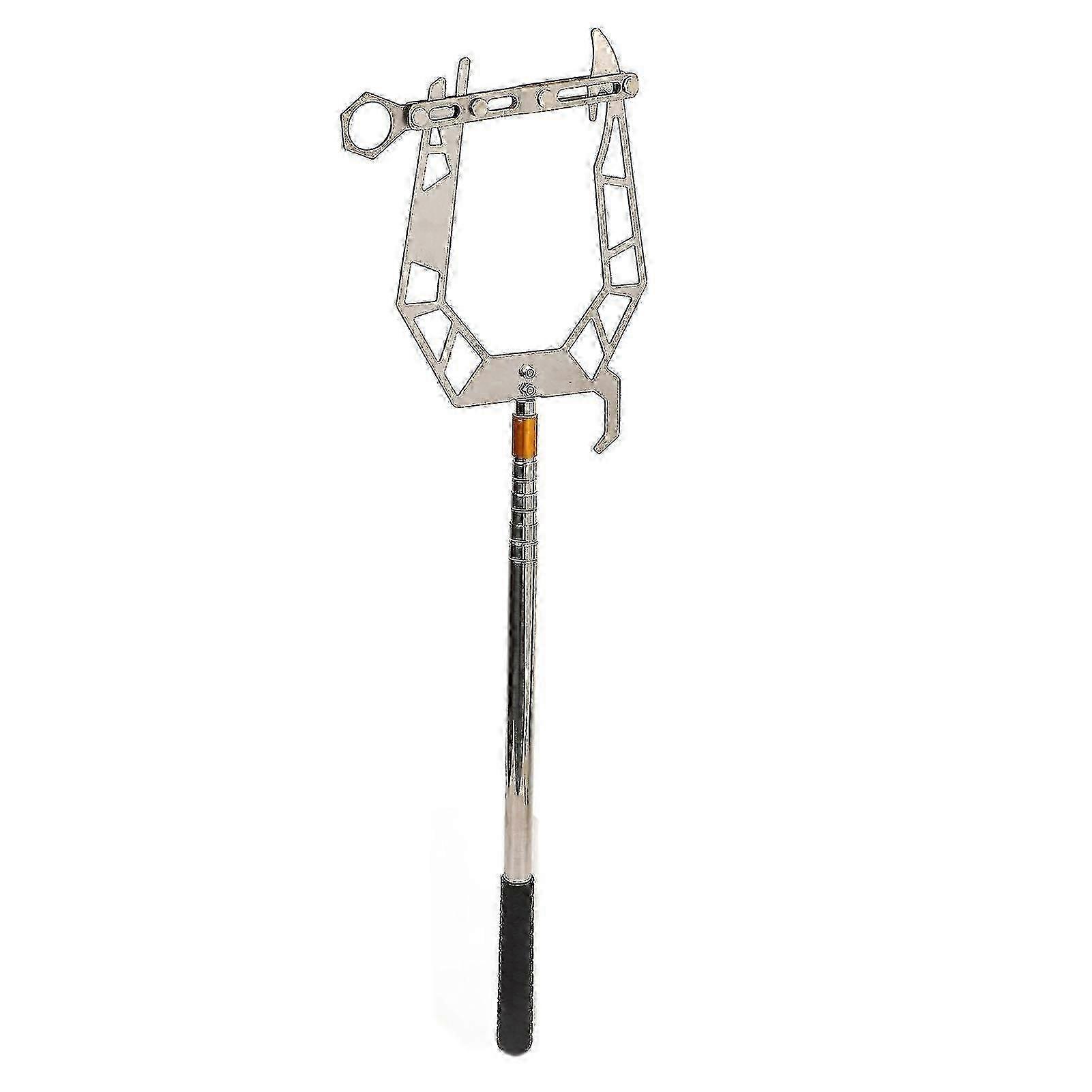 Stainless Steel Telescopic U-Shaped Mooring Rope Threader for Easy Docking