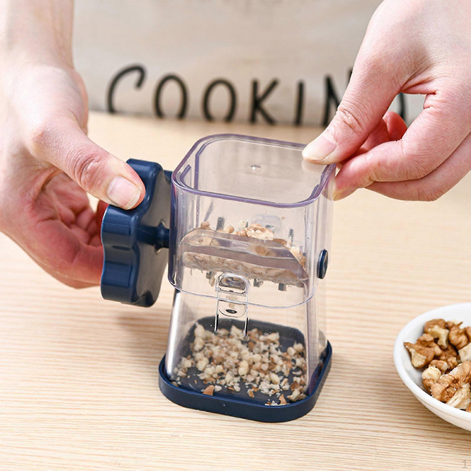 Manual Nut Grinder Handheld and Dry Fruit Chopper for Home Baking Walnut