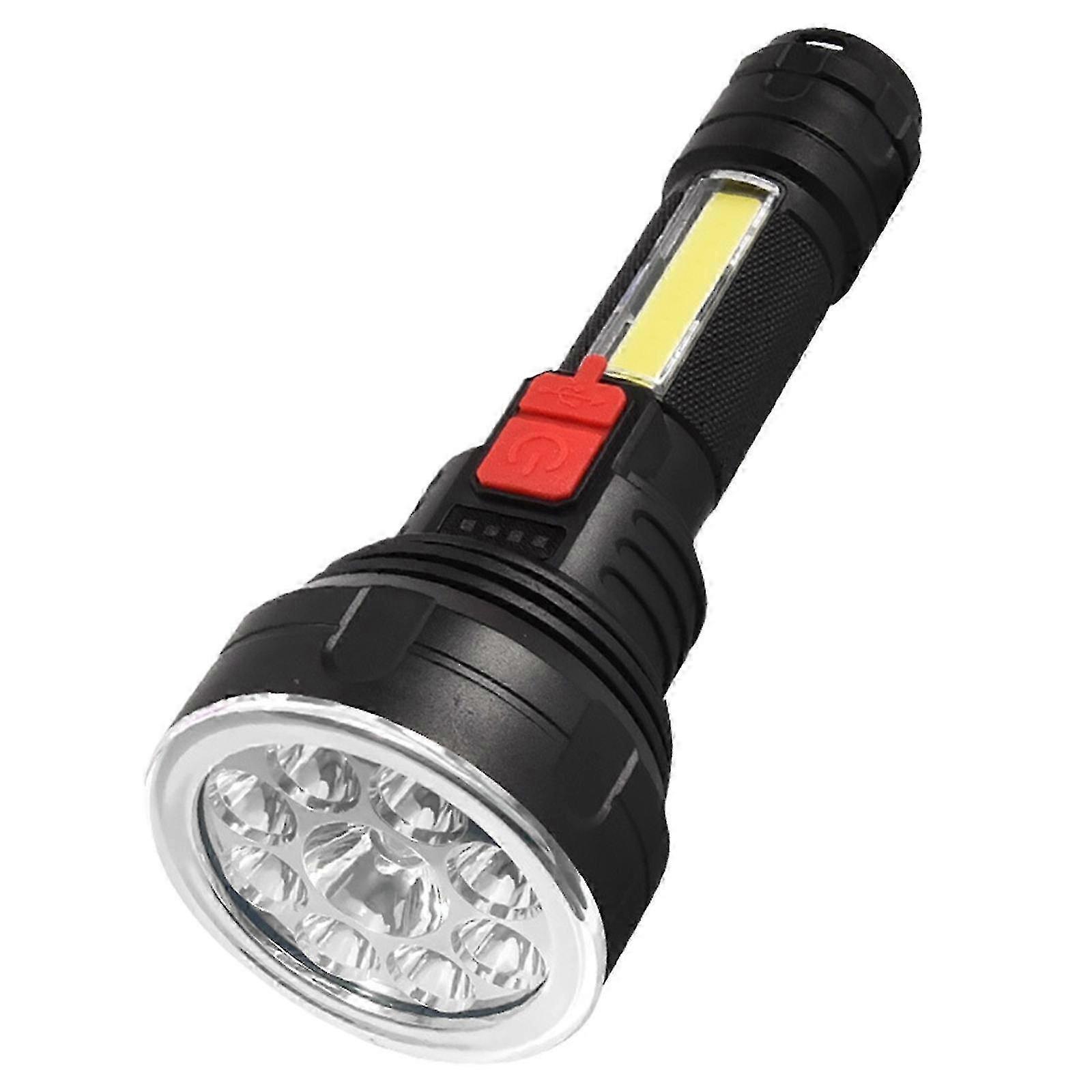 Strong Light LED Flashlight Super Bright Torch USB Rechargeable Lamp AA589 2025