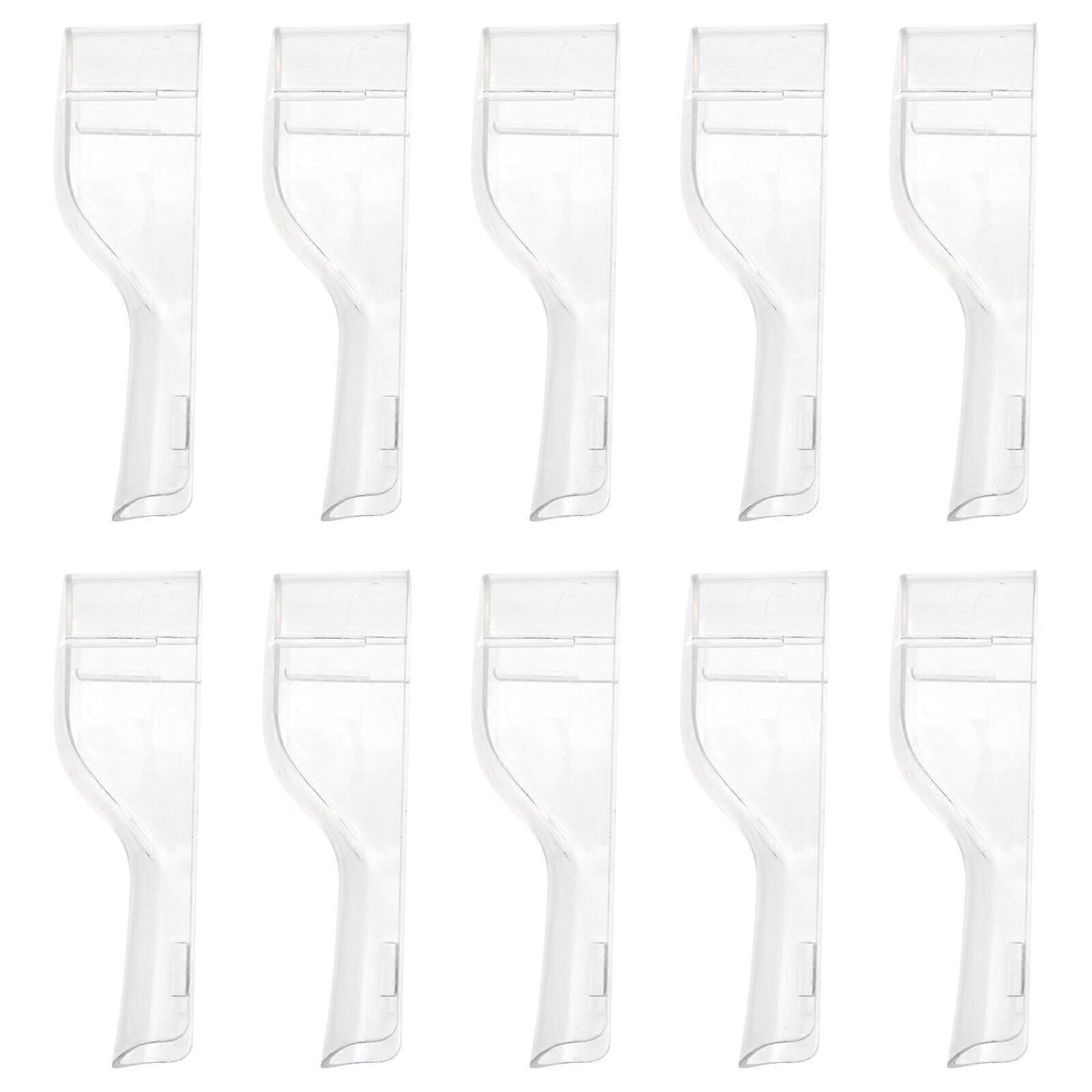10pcs Plastic Toothbrush Head Protective Caps Toothbrush Head Covers for Home