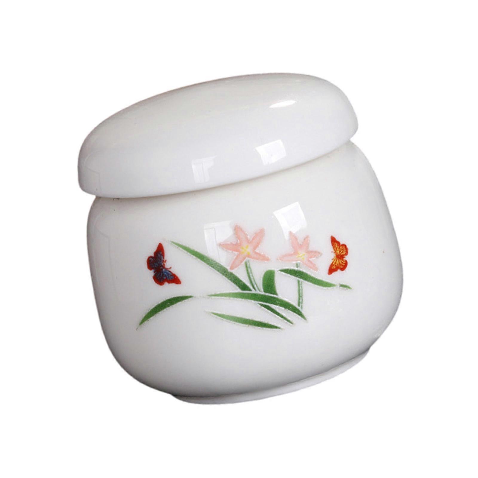 Portable Ceramic Jar Airtights Container for Coffee Bean Candy Storage Solution Multicolor