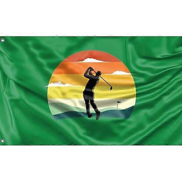 Golf Into The Sunset Flag L1511