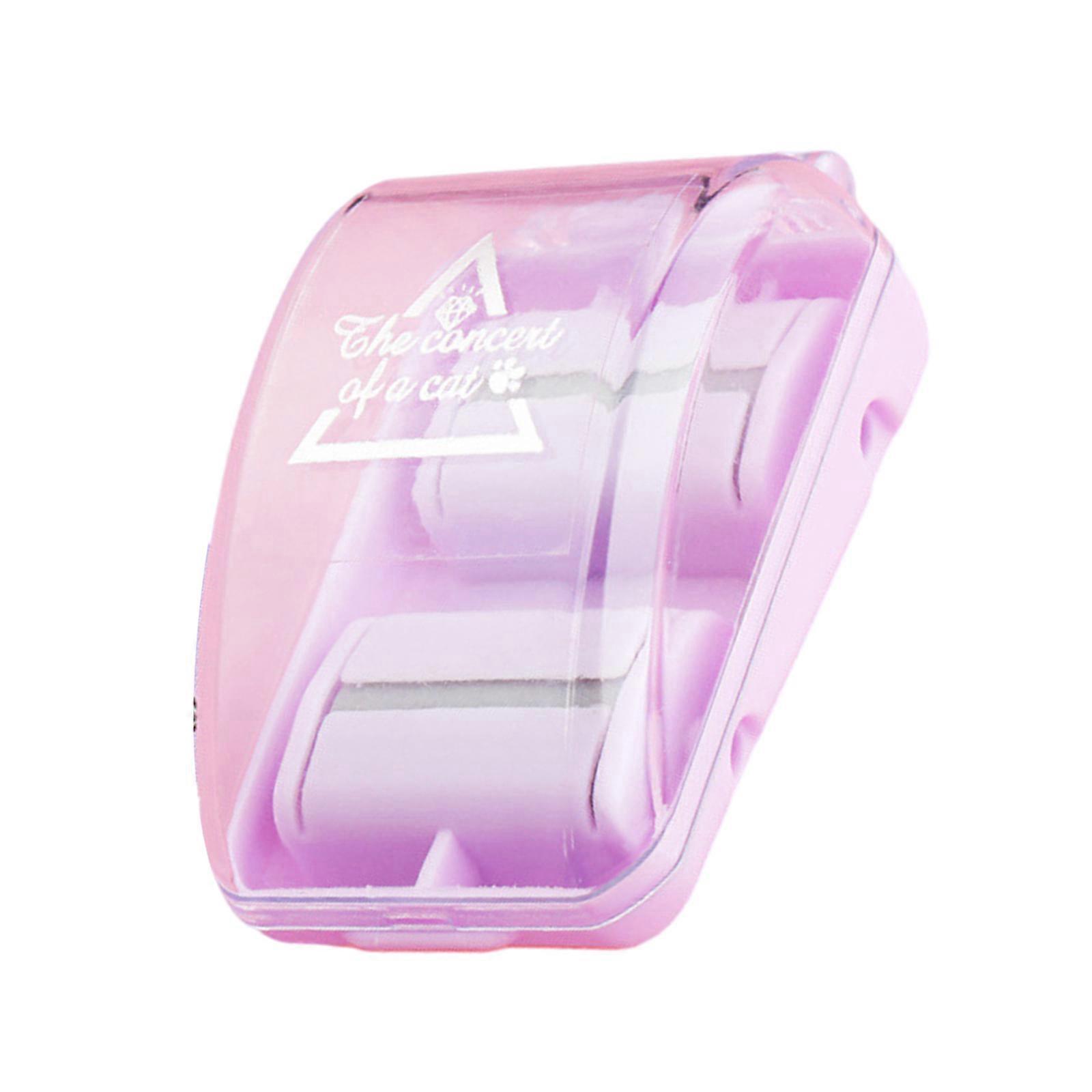 Portable Roller Desk Cleaner with Eraser Tabletop Eraser Shavings Cleaner for Student Artists Writing Drawing Sketching  Purple