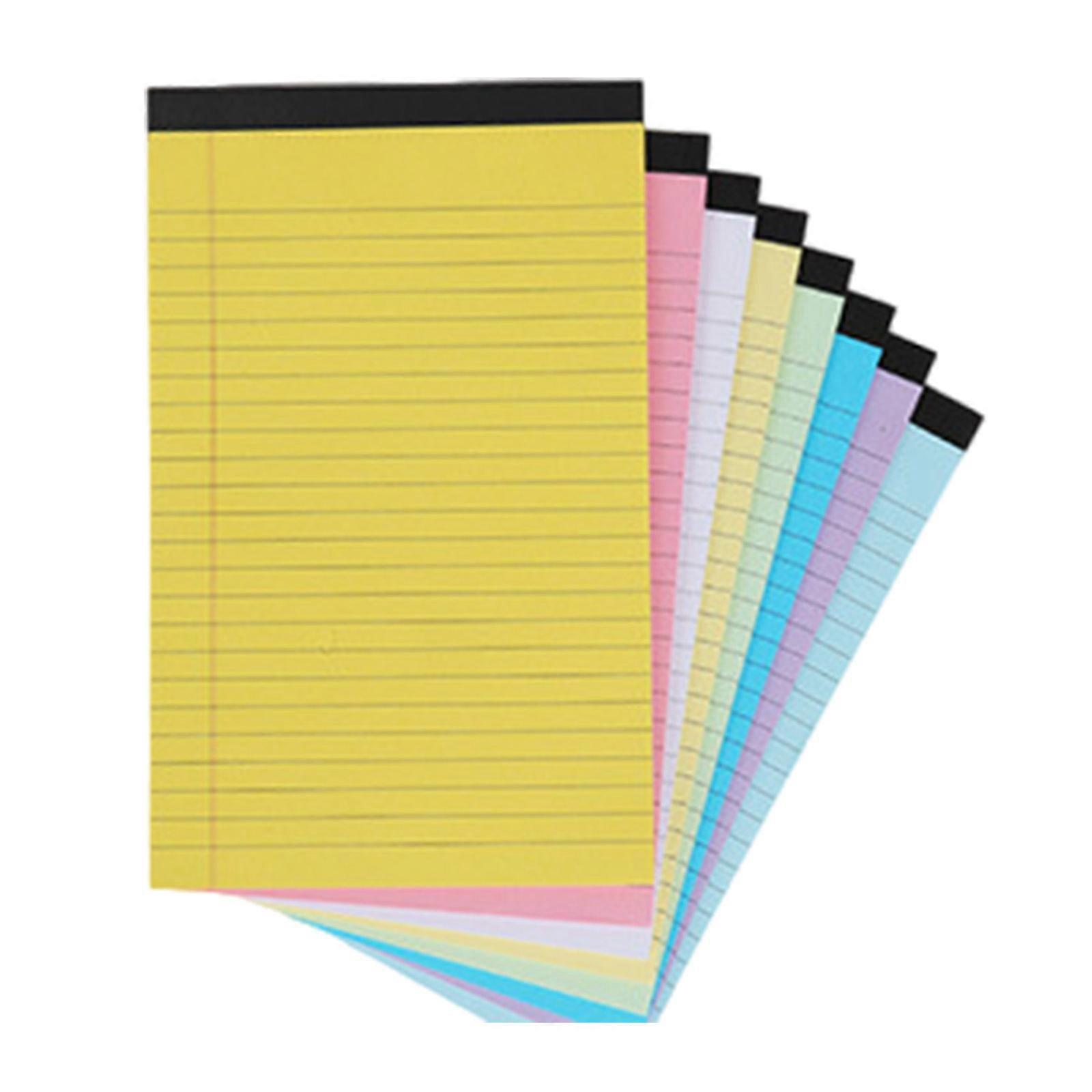 8 Pcs Colorful Note Pads Lined Paper Pads Tear-Offs Notepads Small Writing Pads Scratch Pads Multicolor