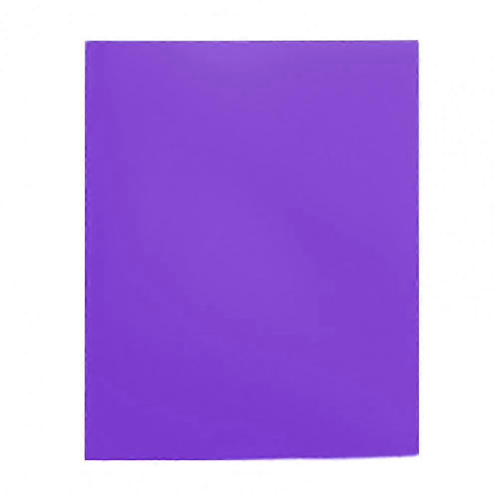 Pp Folder Two-pocket Folder Waterproof Tear-resistant A4 Size File Folder with Pockets Prong Fasteners for Documents