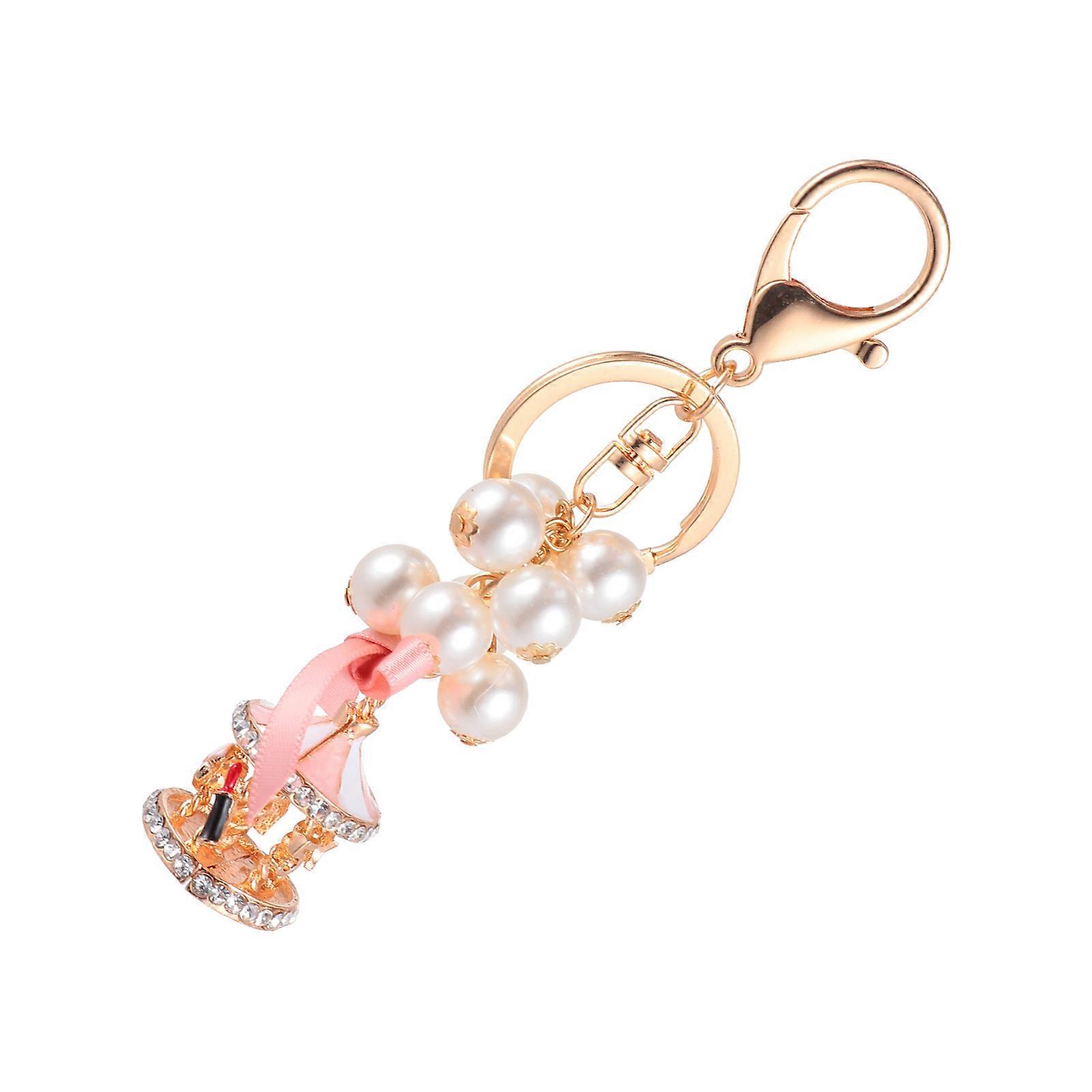 Merry-Go-Round Key Holder Key Decoration for Decoration Pearl Keychain