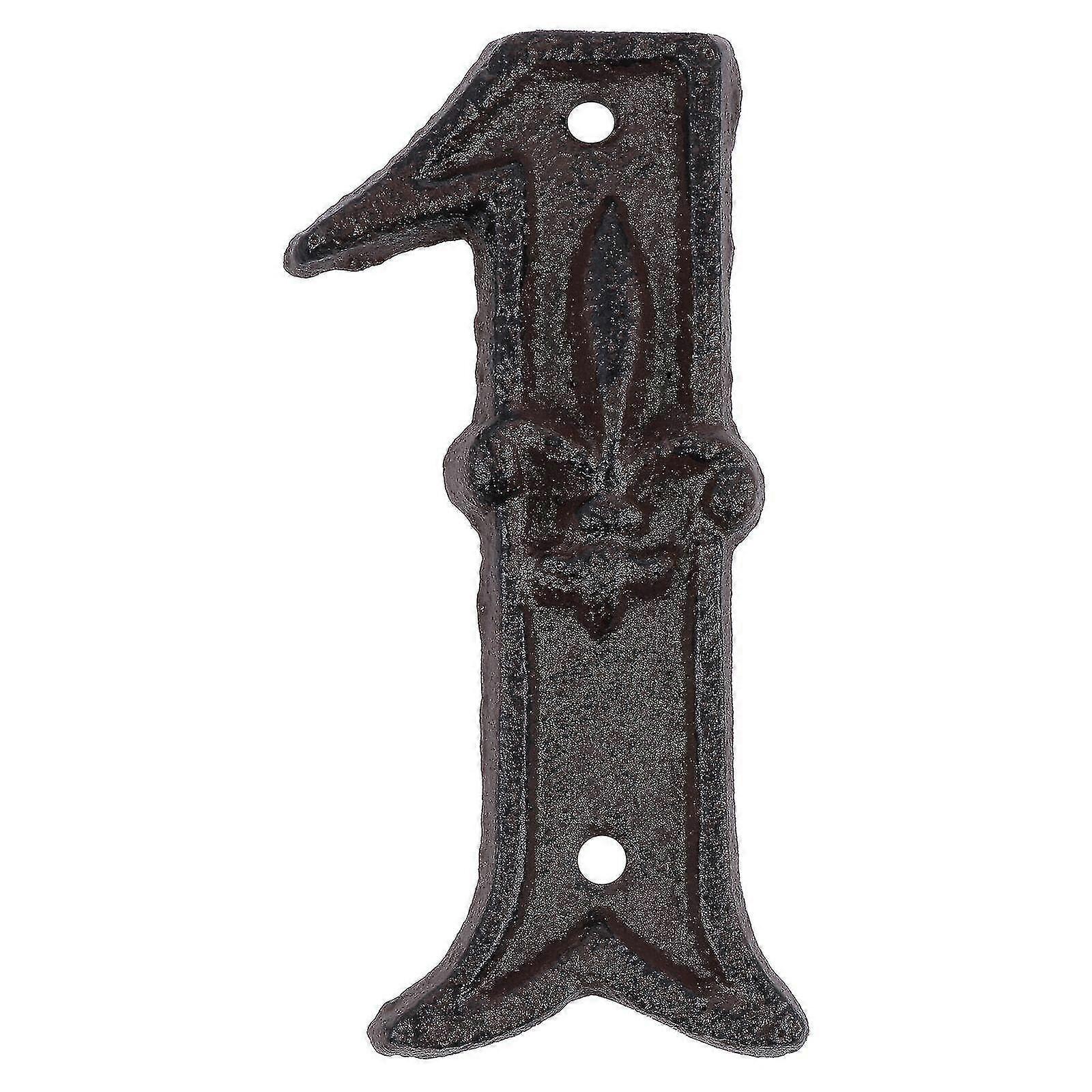 Cast Iron Decorative Door Numbers Metal Numbers Diy Door Address Number 0