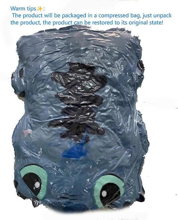 45 cm45/60/80cm Stitch Doll Disney Plush Toys Lilostitch Plush Doll Soft Pillow Prone Position Dark/Light Blue Cute Toy Gifts [GGL]