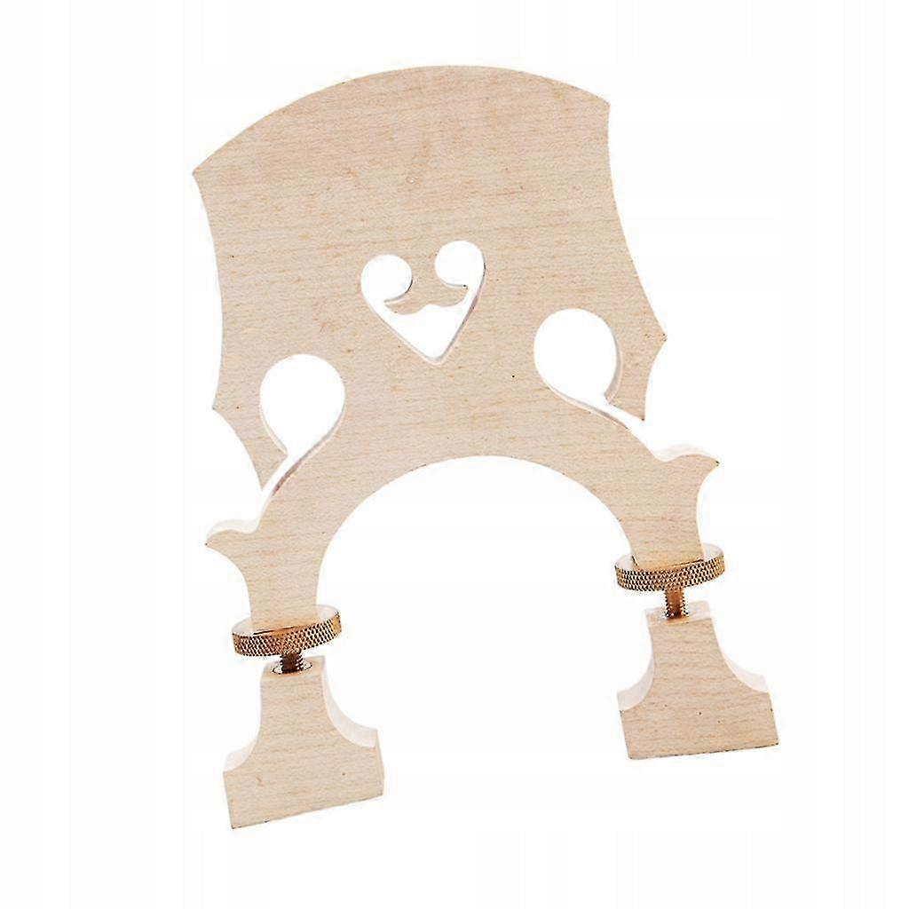 Replacement 4/4 Size Double Bass Bridge Maple Wood For String Instrument
