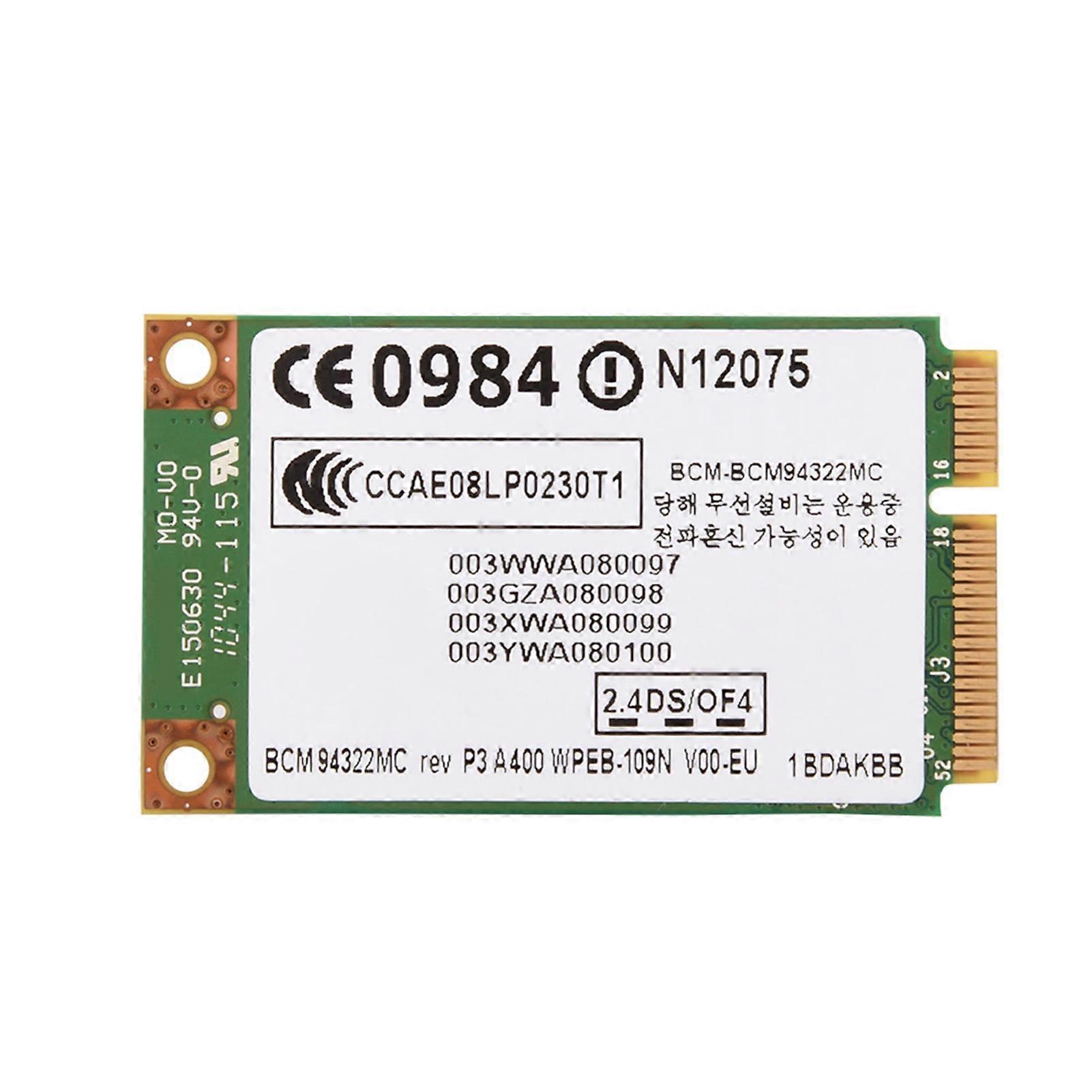 DEWIN WiFi Network Card, 2.4G+5G Dual Band Mini PCI-E Wireless Adapter for HP compatible with DELL compatible with Acer