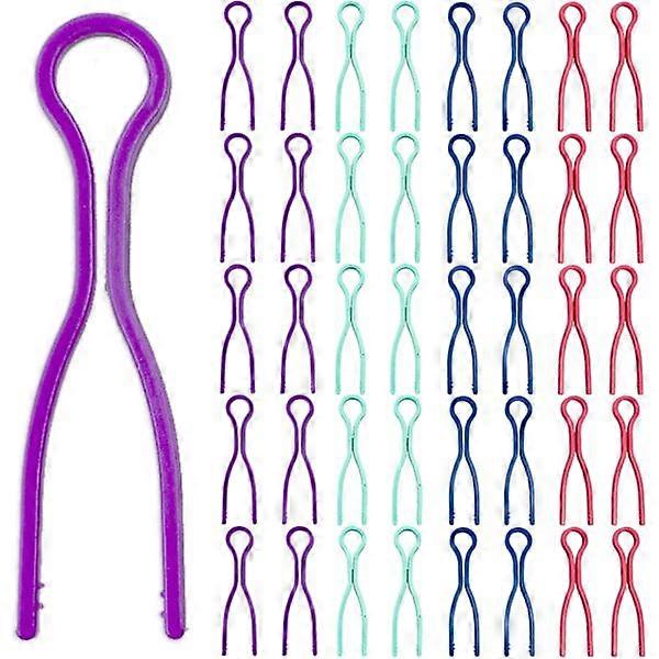 Bobbin Thread Holder, Bobbin Holder Clips, Sewing Thread Spool Accessories Thread Buddies Clips for Thread Spools Organization (40 pcs)