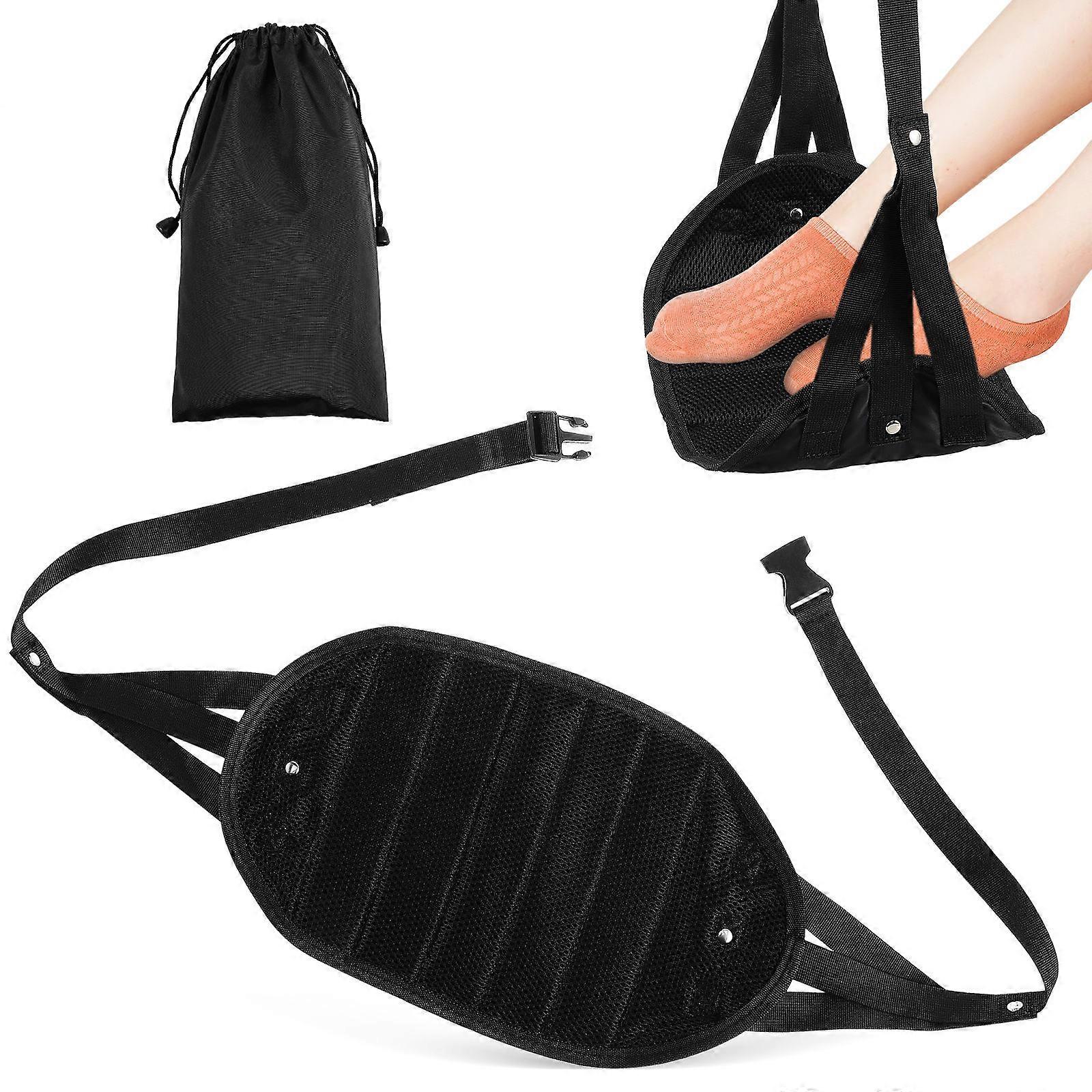 Foot Hammock Under Desk For Comfortable Resting During Office Use With Adjustable Height Technology In Black Color 1Set