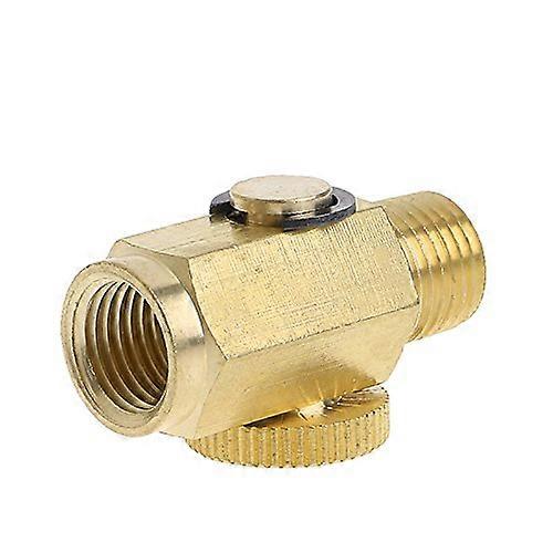 1/4'' Brass Compressed Pressure Valve Inline Regulator Solid Tool 1/4 Inch Brass Inline Regulator For Air
