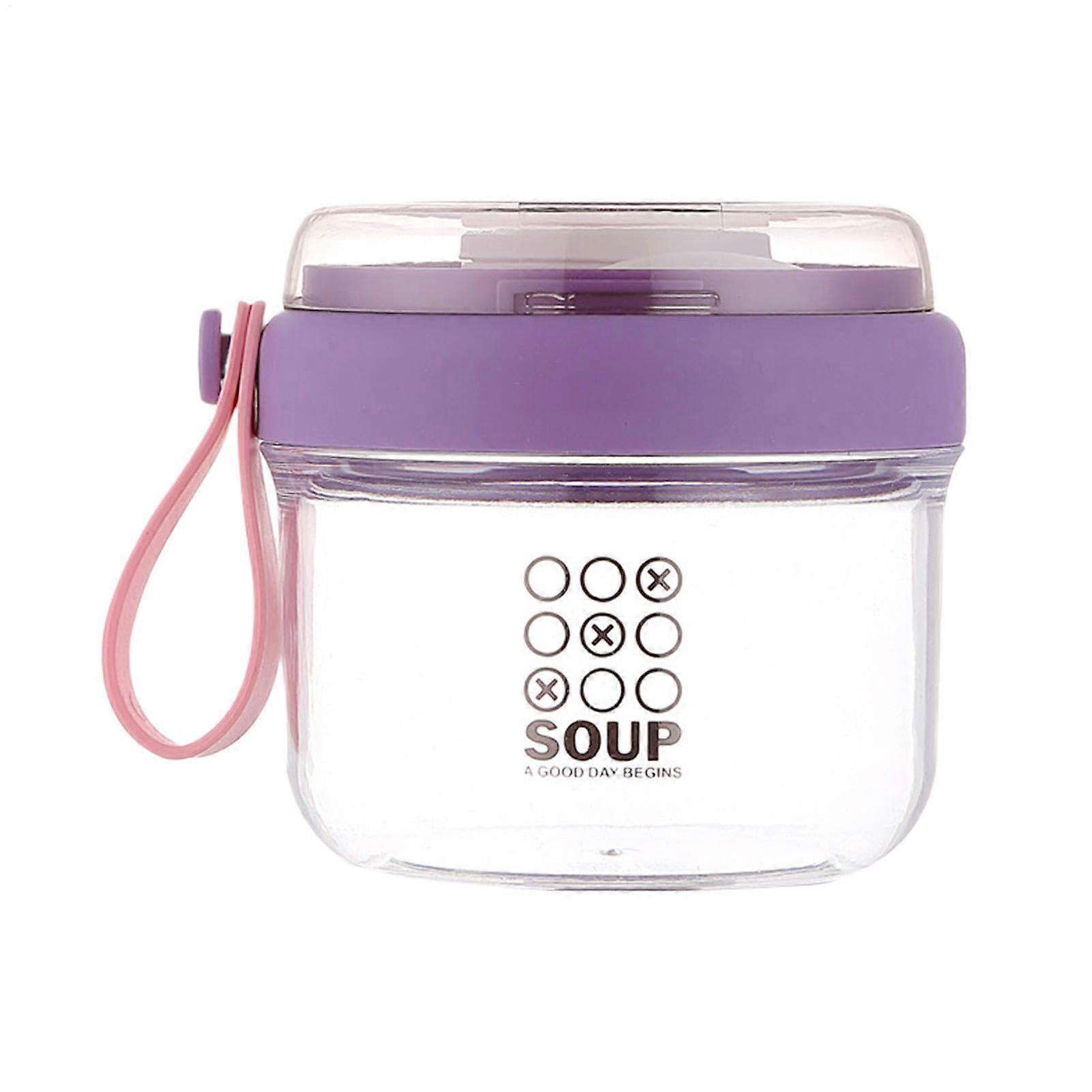 Yogurt Pot  OnTheGo Cereal Cup | Cereal And Milk Container | Yogurt And Granola Container | Purple