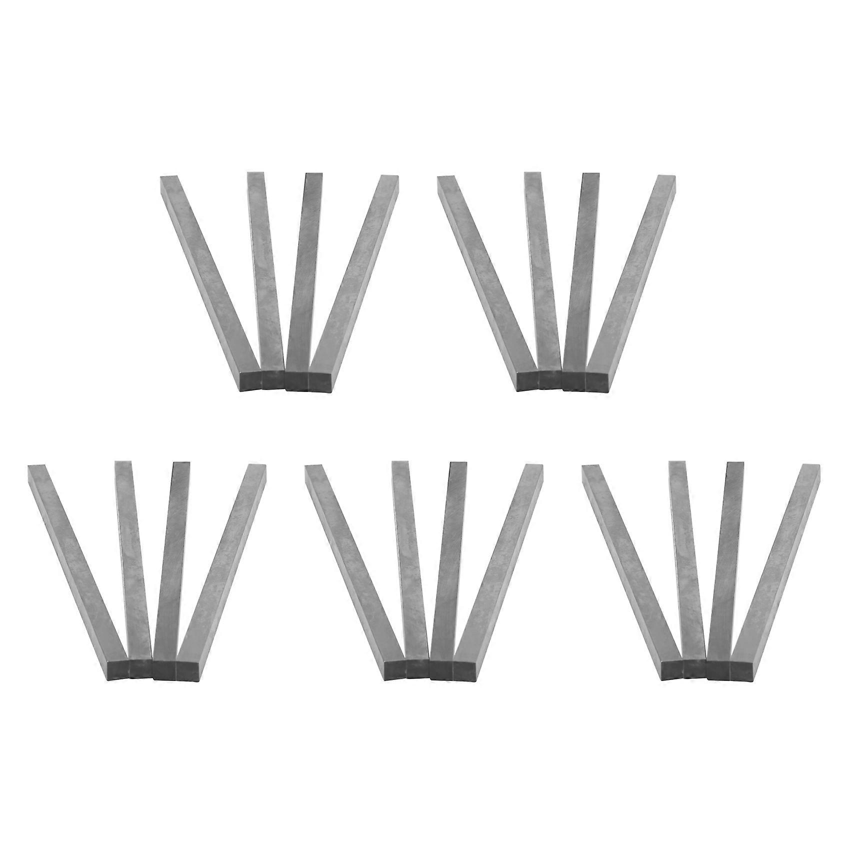 20 Pcs CNC Lathe HSS Square Cutting Tool Bits Bar 8mm X 8mm X 200mm Gray