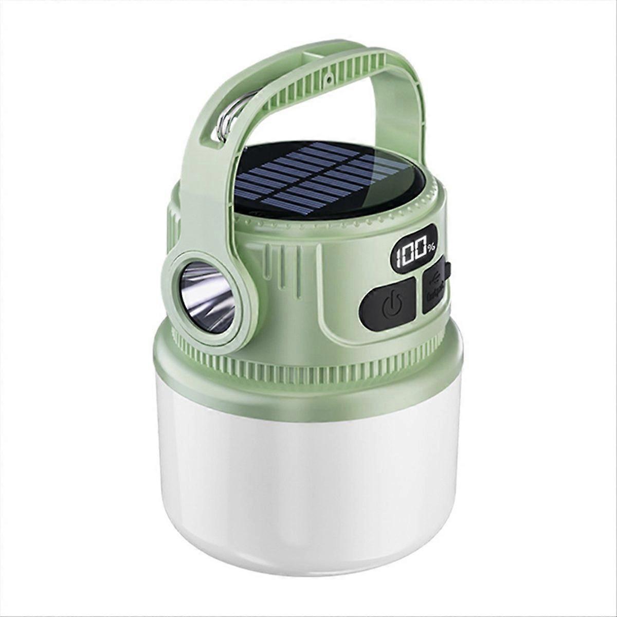 LED Solar Bulb Light Rechargeable Portable Lanterns Waterproof B