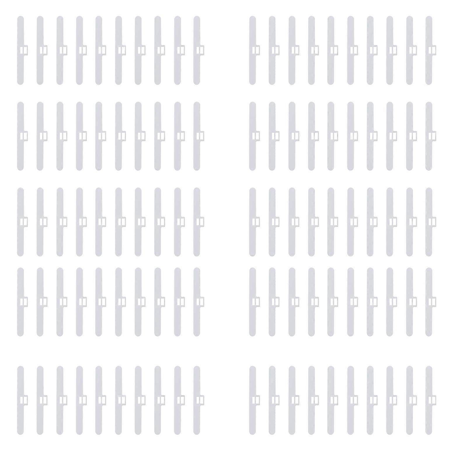 100pcs Vertical Blind Accessories Blinds Replacement Spares for Home (White)