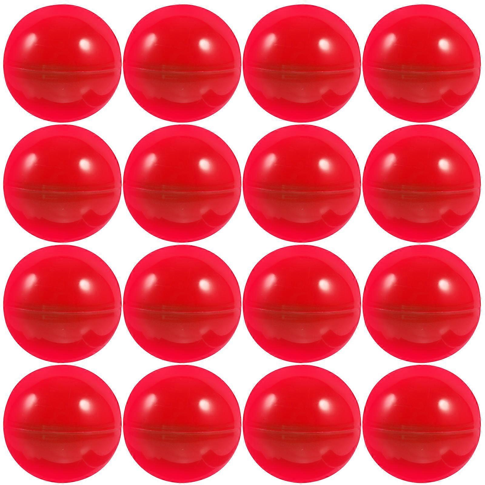 Game Balls for Activity Made of Durable PP Material Red Color Easy to Hold 40mm Diameter