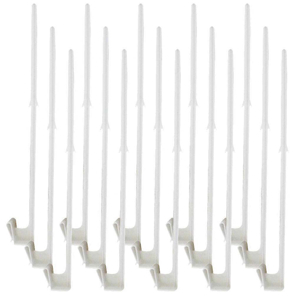 White Plastic Car Window Flagpoles with Strong Suction Cups for Flags Adjustable and Durable 15pcs